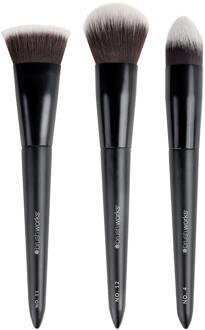 Penseel brushworks Cream Contour & Blush Set 3 st