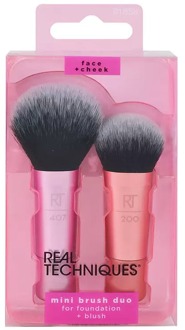 Penseel Real Techniques Mini Brush Duo For Foundation & Blush 2 st