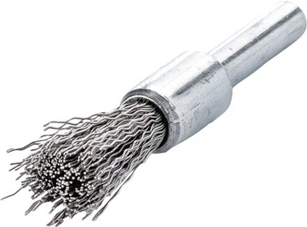 Penseelborstel | d. 12 mm schacht 6 mm draaddikte 0,3 mm | RVS | 20.000 omw/min | 1 stuk - 451361 451361