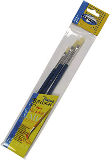 Penselen - set van 3x stuks - schilderen - kwasten - hobby