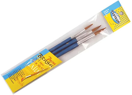 Penselen - set van 3x stuks - schilderen - kwasten - hobby