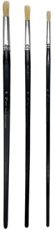 Penselenset - 3-delig - Aquarel - Penselen - Pensel - Dunne kwast - Verven - Kunst