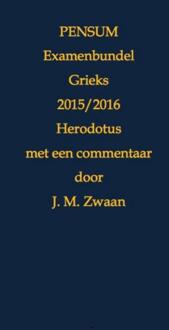 Pensum Examenbundel Grieks 2015/2016 Herodotus