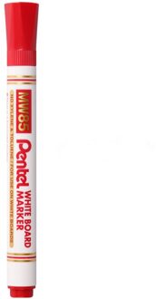 Pental Mw85 Whiteboard Pen Uitwisbare Niet-giftig Markering Pen Waterdichte Milieubescherming 4.2Mm Grote Capaciteit rood