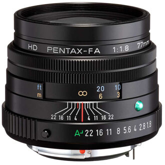 Pentax HD FA 77mm f/1.8 Limited Zwart