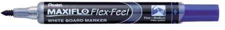 Pentel Flex-Feel MWL5SBF Blauw Whiteboardmarker met flex tip