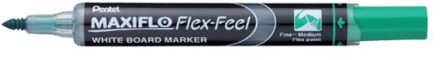 Pentel Flex-Feel MWL5SBF Groen Whiteboardmarker met flex tip
