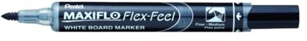 Pentel Flex-Feel MWL5SBF Zwart Whiteboardmarker met flex tip