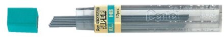 Pentel Potloodstift Pentel 0.7mm zwart per koker HB