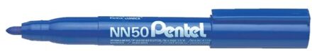 Pentel Viltstift pentel nn50 rond 1.3-3mm blauw