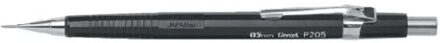 Pentel Vulpotlood pentel P205 0.5mm zwart