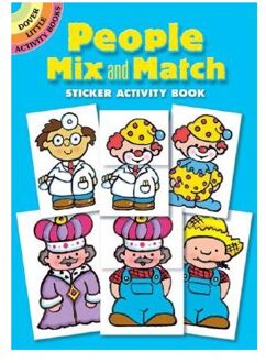 People Mix and Match Sticker Activity Book