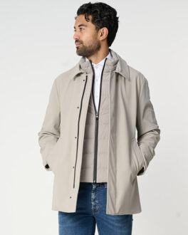 People Of Shibuya Aoki gewatteerde jas - maat 56 Beige