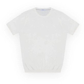 People Of Shibuya Gebreide Polo Shirt Korte Mouw People of Shibuya , White , Heren - L