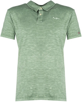 Pepe Jeans ; Barney; Polo t-shirt Pepe Jeans , Green , Heren - S