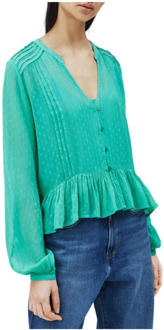 Pepe Jeans Blouse arvana_pl303947 Pepe Jeans , Green , Dames - M,S,Xs