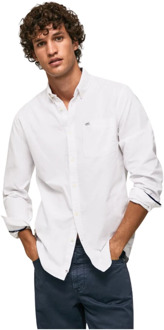 Pepe Jeans Casual Shirts Pepe Jeans , White , Heren - M,S