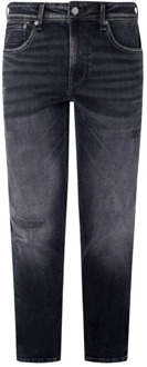 Pepe Jeans Donkere Wassing Straight Jeans Pepe Jeans , Gray , Heren - W36