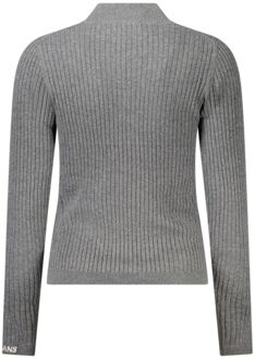 Pepe Jeans Geribbelde Knit Trui Grijs