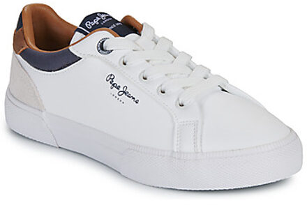 Pepe Jeans Lage Sneakers Pepe jeans KENTON COURT B" Wit - 36,37,38,39,32,33,34,35