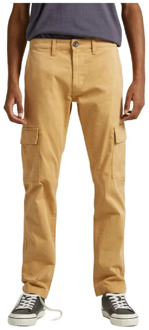 Pepe Jeans Leather Trousers Pepe Jeans , Brown , Heren - W34 L32,W36 L32,W33 L32,W32 L32,W31 L32