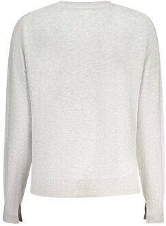 Pepe Jeans Ronde Hals Lange Mouwen Trui Lichtgrijs