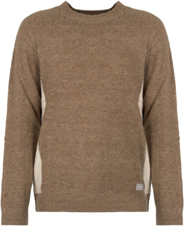 Pepe Jeans Round-neck Knitwear Pepe Jeans , Brown , Heren - Xl,L