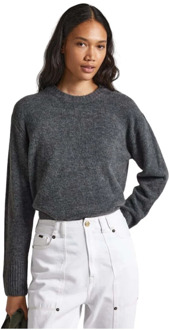 Pepe Jeans Round-neck Knitwear Pepe Jeans , Gray , Dames - L,M,S