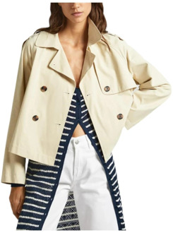 Pepe Jeans Sheila Pepe Jeans Trenchcoat Pepe Jeans , Beige , Dames - M,S