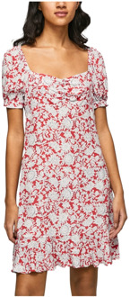 Pepe Jeans Short Dresses Pepe Jeans , Red , Dames - L