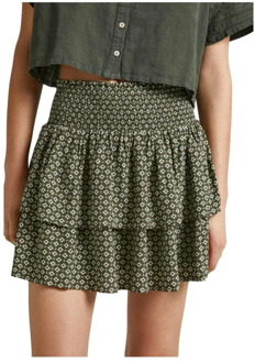 Pepe Jeans Short Skirts Pepe Jeans , Green , Dames - L