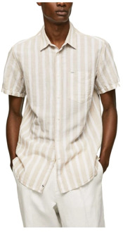 Pepe Jeans Short Sleeve Shirts Pepe Jeans , Beige , Heren - M