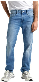 Pepe Jeans Straight Jeans Pepe Jeans , Blue , Heren - W33 L32,W34 L32,W30 L32,W31 L32,W32 L32