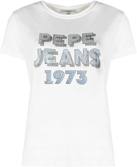 Pepe Jeans T-shirt Bibiana Pepe Jeans , White , Dames - L,S