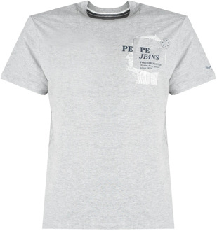 Pepe Jeans T-shirt ergio; Pepe Jeans , Gray , Heren - S