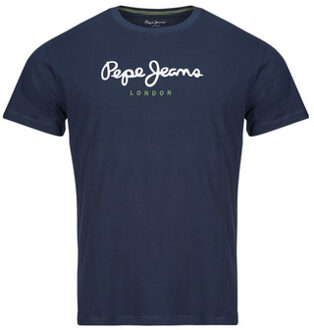 Pepe Jeans T-shirt Korte Mouw Pepe jeans EGGO N" Marine - XXL, S, M, L, XL, XS