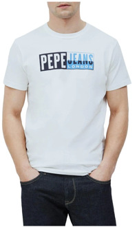 Pepe Jeans T-shirt Pepe Jeans , White , Heren - 2XL