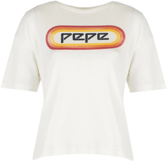 Pepe Jeans T-Shirts Pepe Jeans , Beige , Dames - L