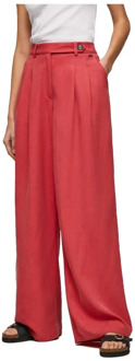 Pepe Jeans Wide Trousers Pepe Jeans , Pink , Dames - S,Xs