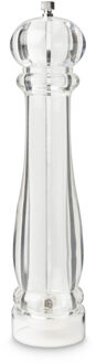 Peper en zoutmolen - transparant - 31 cm