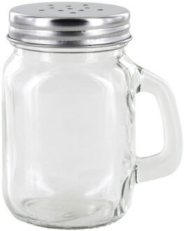 Peper en Zoutstrooier - glas - 120 ml - transparant