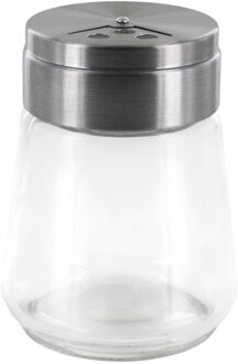 Peper en Zoutstrooier - glas - 80 ml - transparant