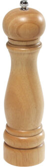 Peper of zoutmolen - beukenhout/keramiek - 22 cm - verstelbaar Bruin
