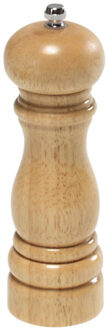 Pepermaler/zoutmaler molen 16 cm van beuken hout - Peper en zoutstel Bruin