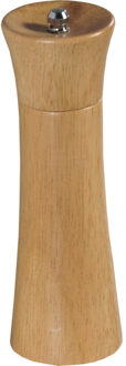 Pepermaler/zoutmaler molen 18 cm van beuken hout - Peper en zoutstel Bruin