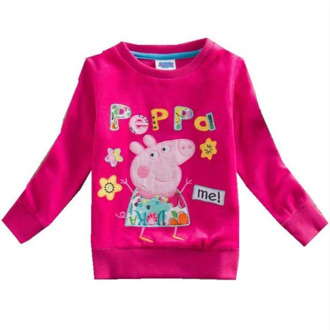 Peppa Pig 2020 Baby Girls Sweatshirts Winter Spring Autumn Blouses Children Hoodies Long Sleeves Sweater Kids T-shirt Jacket