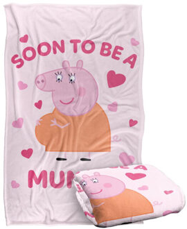 Peppa Pig Binnenkort mama varken deken Wit - One size
