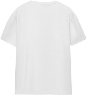 Peppa Pig Dames roze of blauw oom varken houdt van jou t-shirt Wit - L