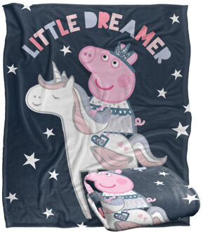 Peppa Pig Dromer dekentje - maat One size Wit