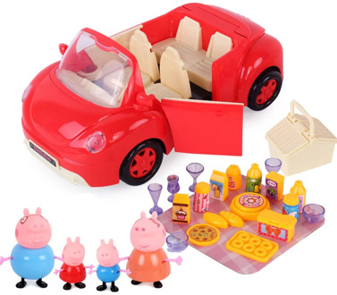 Peppa Pig George Toys Set Ryder Rescue Car Puppy Patrol Anime Action Figures Cartoon Family Party for Children Birthday Gift